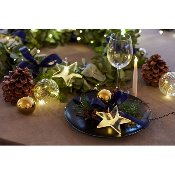 Kerstverlichting Wave Ball, diam 8, Clear 