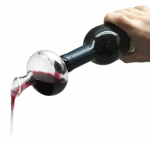 Carafe de vin verseur + vaciumstop  Vin Bouquet 