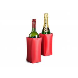 Vin Bouquet  Refroidisseur de bouteille avec gel rouge 
