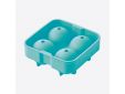 Ijsballenvorm uit silicone voor 4 ijsballen aquablauw ø 4.5cm