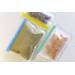 Set van 2 herbruikbare ziplock zakken uit Peva geel 290ml 