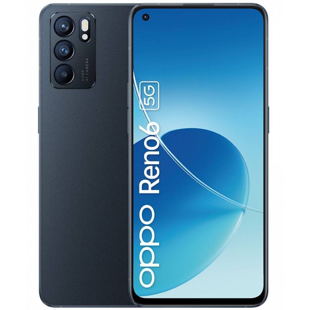 Oppo Smartphone Reno6 5G stellar black