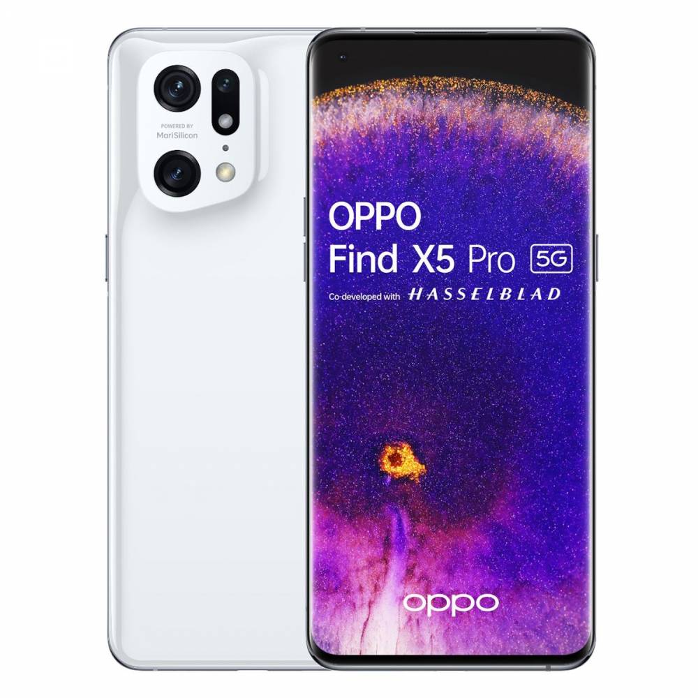 Oppo Smartphone Find X5 Pro 5G ceramic white
