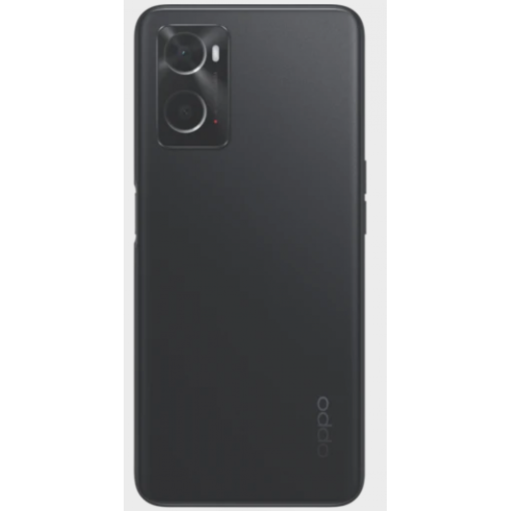 Oppo Smartphone A76 4g glowing black