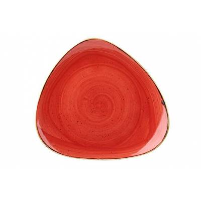 Stonecast Berry Red Drieh Bord 31.1cm S6 Driehoekig Sbrstr121 