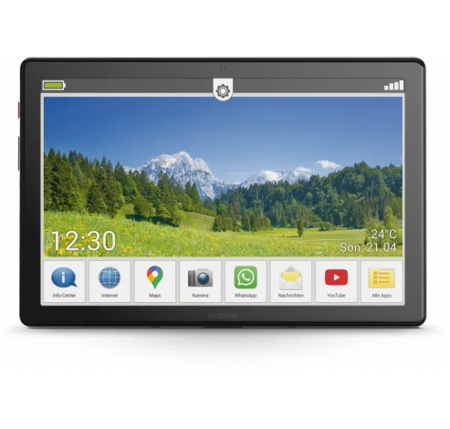 Senioren android tablet 10,1 LTE Black  Emporia