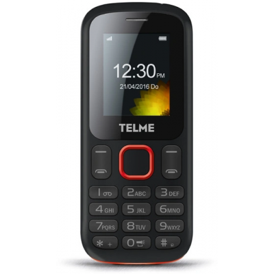 Telme T210 Dual Sim Seniorentelefoon black  Emporia