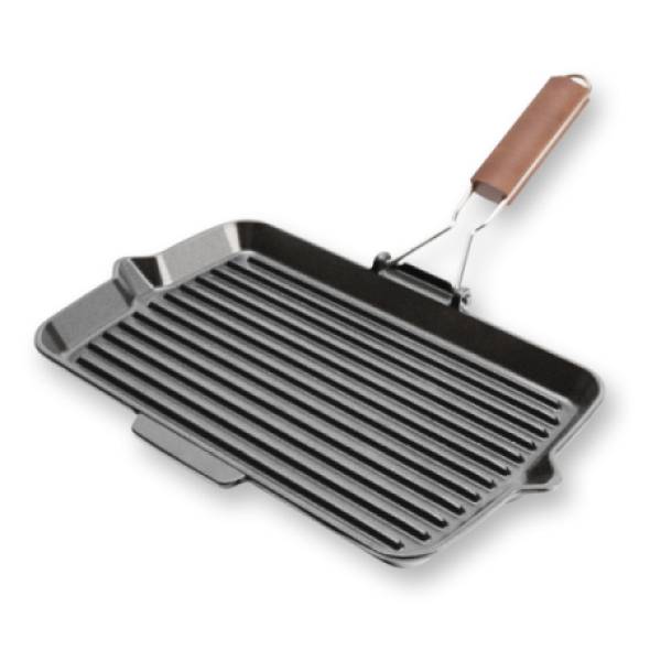 Grill 34 x 21 cm zwart 