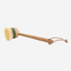 Rixx afwasborstel met vervangbare borstelkop en handvat uit bamboe 23cm 