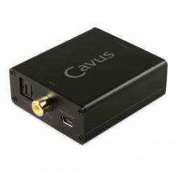 Cavus Convertisseur audio - Toslink/coaxial vers RCA et 3,5 mm 