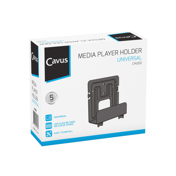 Cavus Universele houder voor TV decoder - Mini PC - Streambox - Game Console (M)
