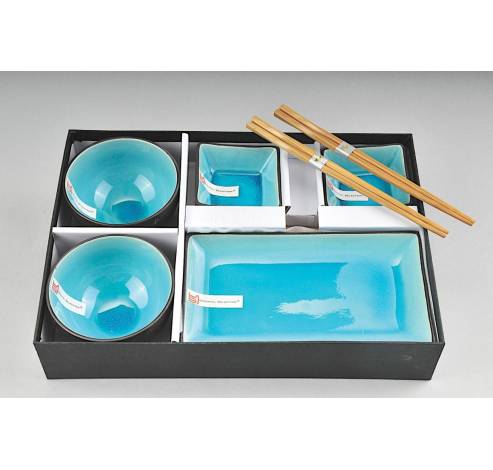 Glassy Turquoise Giftset 8pcs Blue JGL-09/BL 1/6  Tokyo Design Studio
