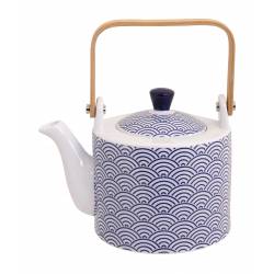 Tokyo Design Studio Nippon Blue Teapot 0.8lt Wave 15635 1/12 