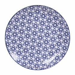 Tokyo Design Studio Nippon Blue Plate 25.7x3cm Stripe TN-06/C 3/24 