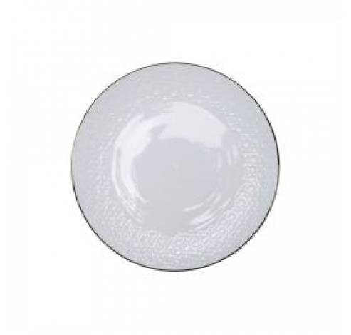 Nippon White Plate 30cm Stripe 1/18  Tokyo Design Studio