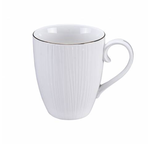 Nippon White Mug 8.5x10.2cm Lines 6/36  Tokyo Design Studio