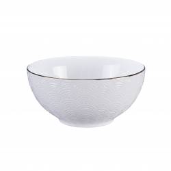 Tokyo Design Studio Nippon White Bowl Wave 15x7cm 6/36 