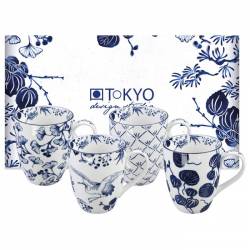 Tokyo Design Studio Flora Japonica Mug Set/4, 380ml, giftbox /6 