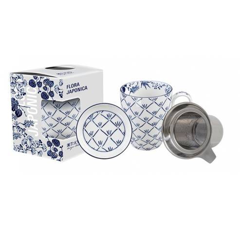 Flora Japonica Mug+Filter+Teatip, 380ml, giftbox, Maple /24  Tokyo Design Studio