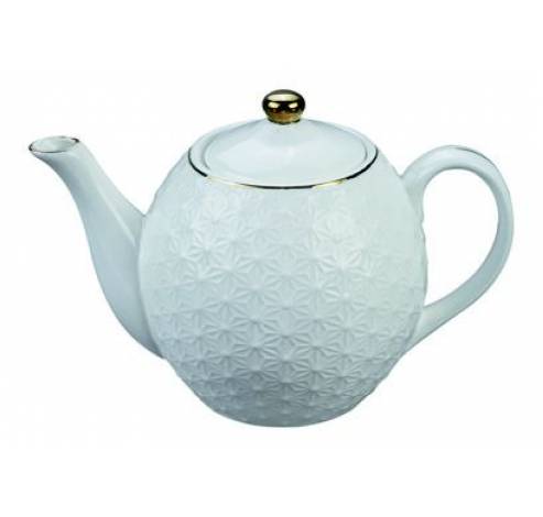 Nippon White Teapot 0.60L, Star, giftbox /18  Tokyo Design Studio