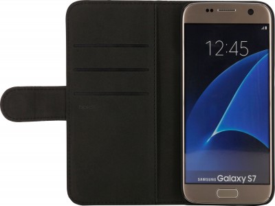 Samsung Galaxy S7 wallet leder zwart