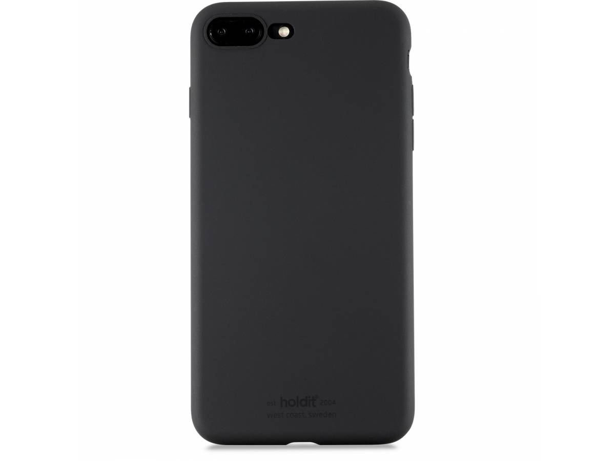 iPhone Plus hoesje silicone zwart