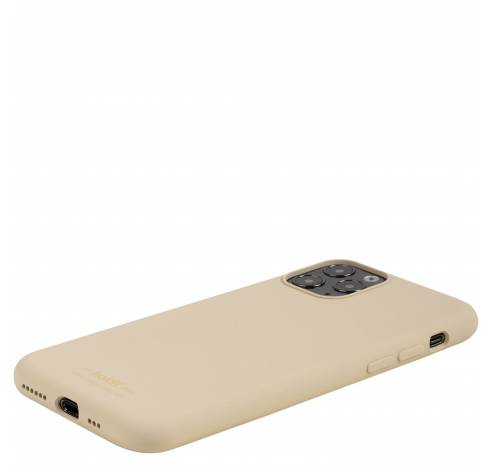 iPhone 11 Pro hoesje silicone beige  Holdit