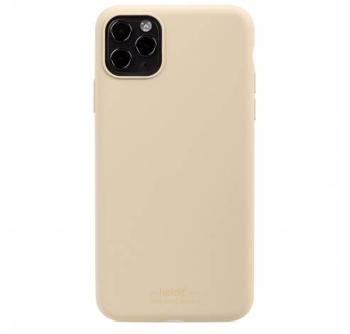 iPhone 11 Pro Max hoesje silicone beige  Holdit