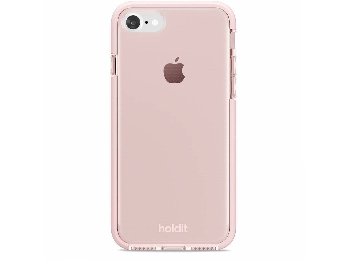 Dicteren Gepolijst twee weken iPhone SE (2020)/8/7 hoesje Seethru blush roze