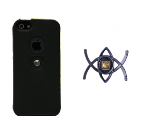 iPhone 5/5s bundle smart + xcase zwart  Tetrax