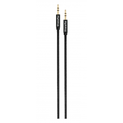Xtreme Mac Aux kabel nylon super resistent 15m zwart 