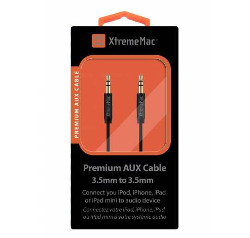 Aux kabel nylon super resistent 15m zwart  Xtreme Mac