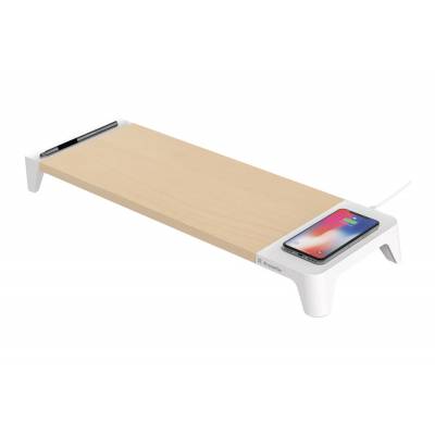 Desktop stand draadloos laden hout/wit  Xtreme Mac