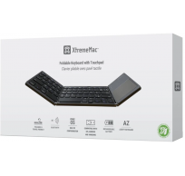 Draadloos keyboard BT vouwbaar AZERTY zwart 