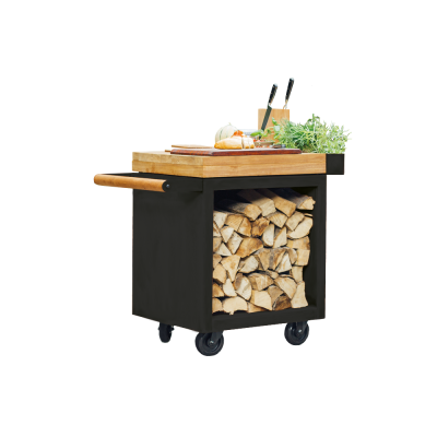 Mise en Place Table BLACK PRO 65 Teakwood  Ofyr