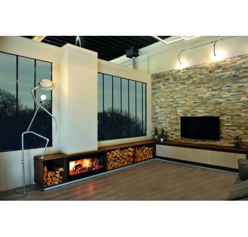 Support de gril chauffant intérieur moderne et minimaliste, foyer