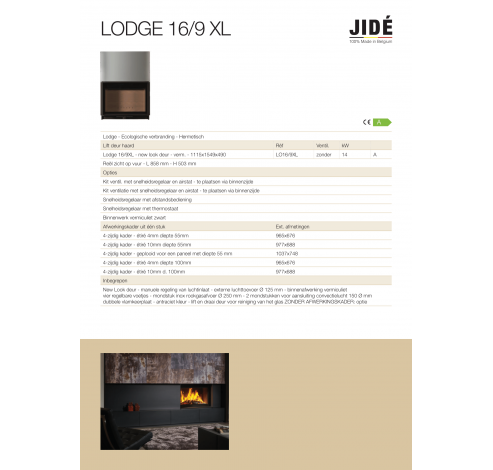 Lodge 16/9 XL  Jide