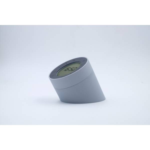 Edge Light Alarm Clock Grey 