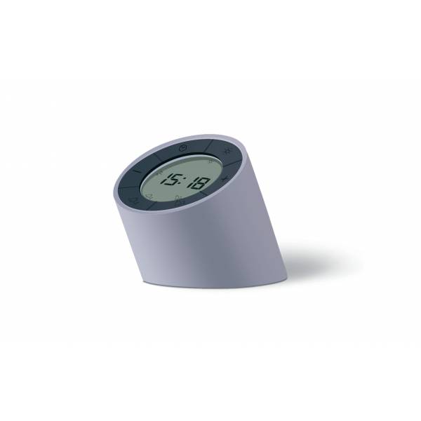 Edge Light Alarm Clock Grey 