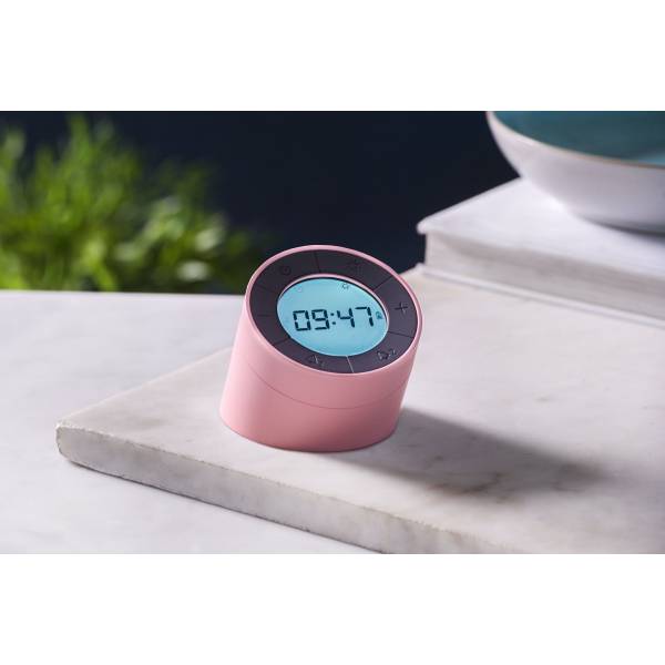 EDGE Light Alarm Clock Pink 