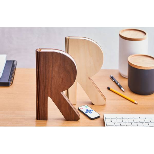 The Space R Lamp Walnut 
