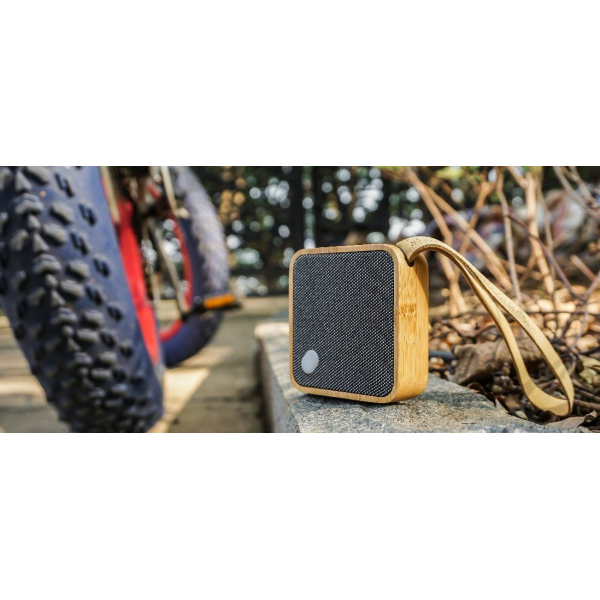 Mi Square Bluetooth Speaker natural bamboo wood 