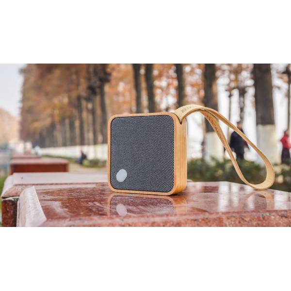 Mi Square Bluetooth Speaker natural Cherry wood 