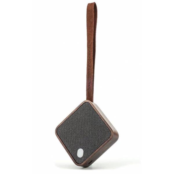 Mi Square Bluetooth Speaker natural walnut wood 