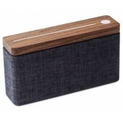 Gingko HiFi Square Bluetooth Speaker  natural walnut wood 