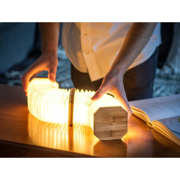 Smart Accordion Lamp Bamboo LED 