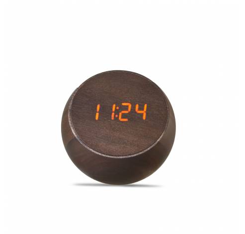 Tumbler Click Clock Natural Walnut Wood  Gingko