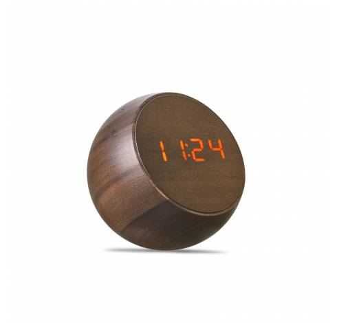 Tumbler Click Clock Natural Walnut Wood  Gingko