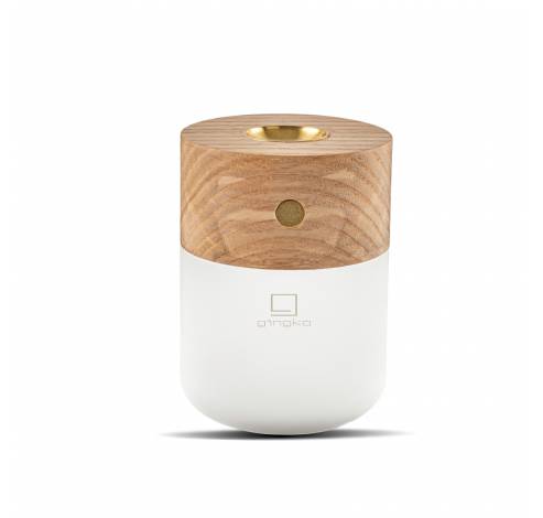 Smart Diffuser Lamp Natural white ash wood  Gingko