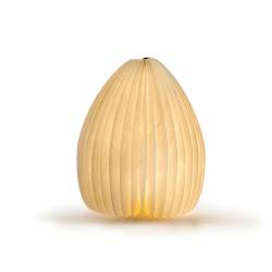 Gingko Smart Vase Light Natural white ash wood 